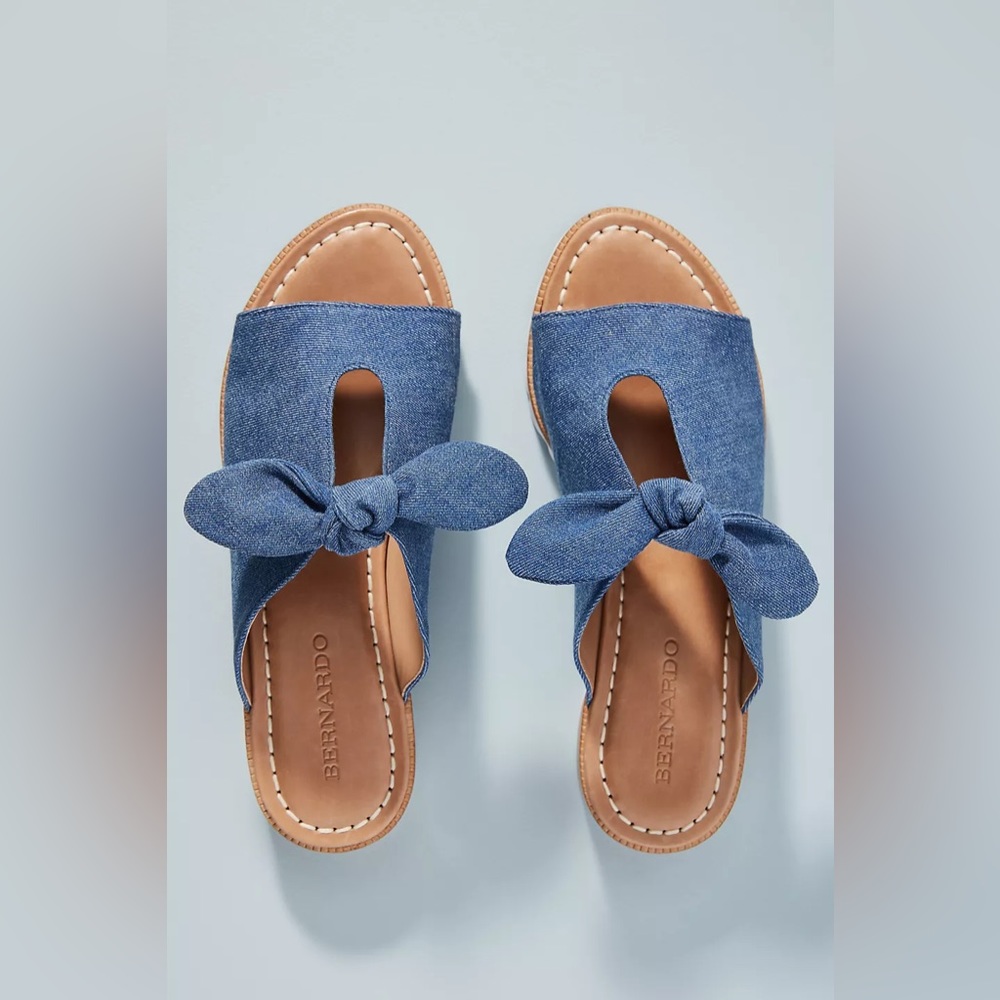 Anthropologie Bernardo Alice Slide Sandal Size 7